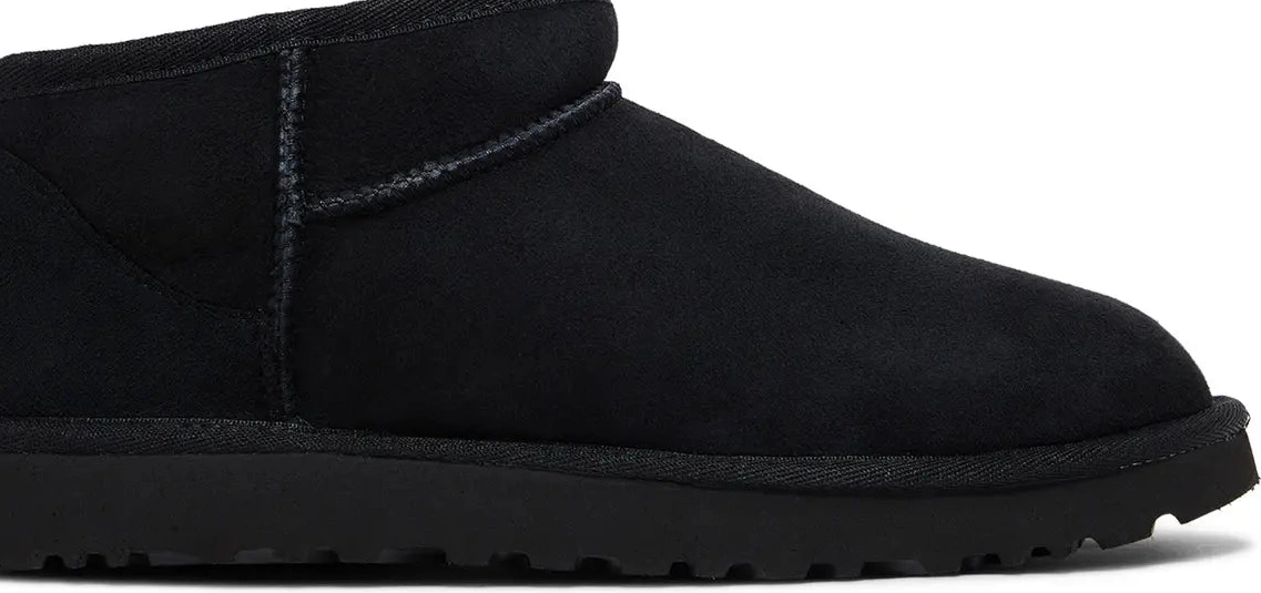 Classic W Ultra Black UGG Mini 0715
